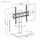 TV LCD BASE  PT-1445 32‘‘- 65" 40kg ΕΠΙΤΡΑΠΕΖΙΑ